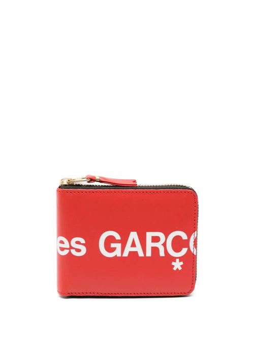 logo-print leather wallet Comme des Garcons | SA7100HL2